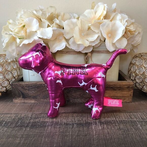 Victoria’s Secret PINK Metallic Dog - Picture 1 of 4